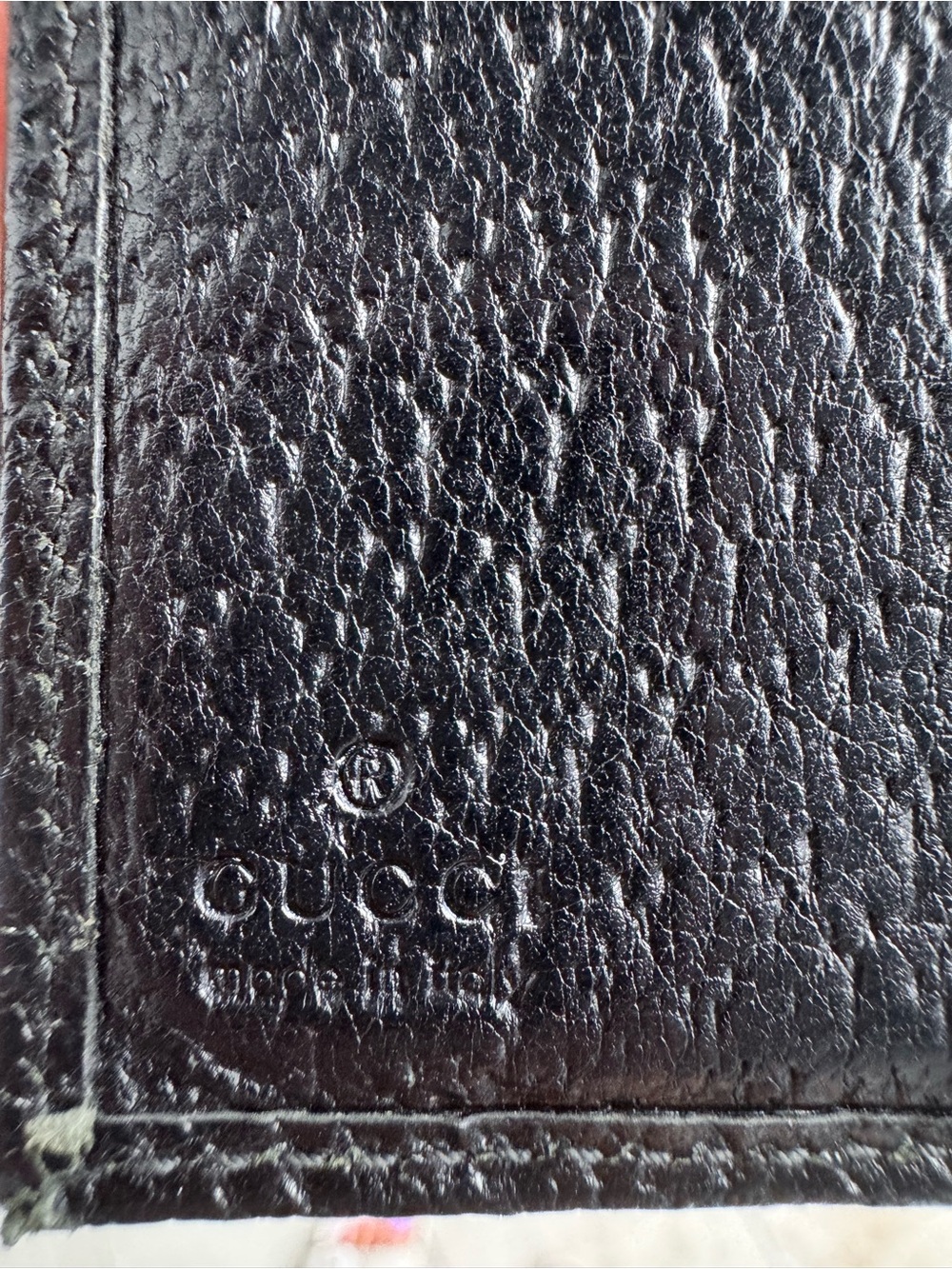 Gucci Vintage Black Leather G Logo Continental Wallet Made in Italy - Picture 8 of 12